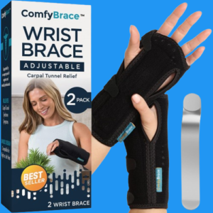 ComfyBrace Night Wrist Sleep Support Brace- Fits Both Hands