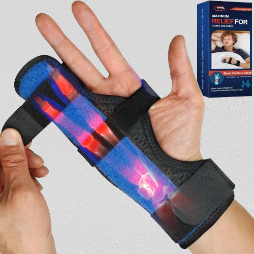 FEATOL Boxer Finger Splint Metacarpal Splint Brace