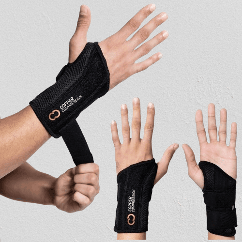 Copper Compression Wrist Brace