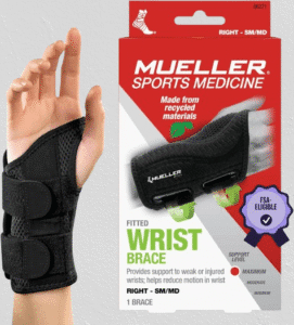 Mueller Green Fitted Wrist Brace