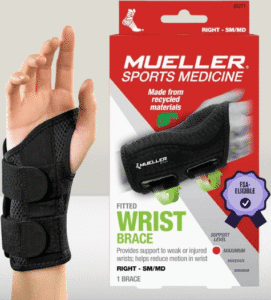 Mueller Green Fitted Wrist Brace